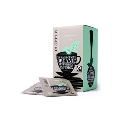 Afbeelding van Thee Clipper Fairtrade Infusion peppermint bio 25st