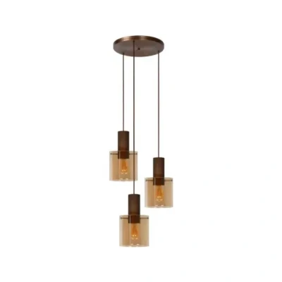Afbeelding van Lucide TOLEDO Hanglamp 3xE27 Amber