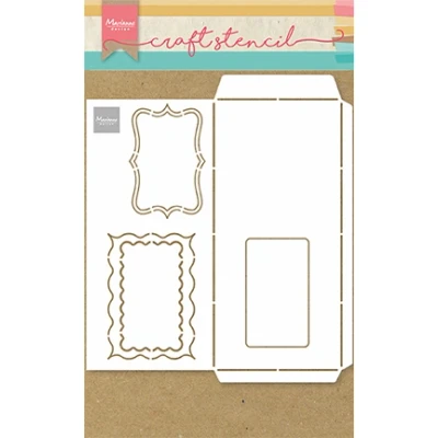 Afbeelding van Marianne D Craft Stencil A4 Slimline envelop PS8079