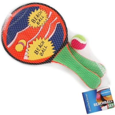 Afbeelding van Beachballset Tweezijdig, 4dlg.