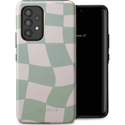 Afbeelding van Selencia Vivid Backcover voor de Samsung Galaxy A53 Groovy Sage Green