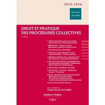 Image de Droit et pratique des procédures collectives 2025/2026
