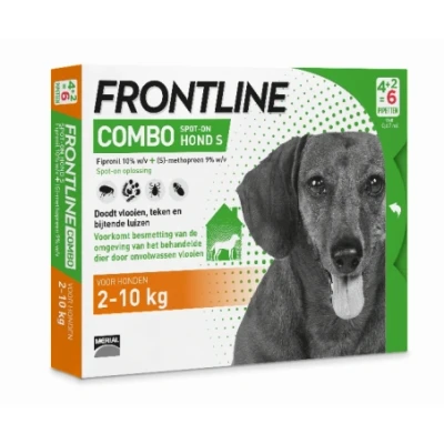 Afbeelding van Frontline Combo hond S 2 10 kg 6 pip.