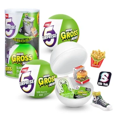 Afbeelding van 5 SURPRISE Mega Gross Mini, (2 stuks) merken Mystery Capsule Real Miniature Brands verzamelspeelgoed, 77367, 2 stuks, serie 1