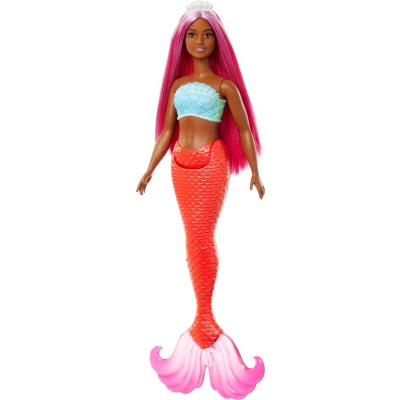 Afbeelding van Barbie Zeemeermin Met magenta haar 32 cm Barbiepop