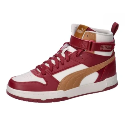 Afbeelding van PUMA Uniseks Rbd Basketspel, Alpine Snow Caramel Latte Intense Red