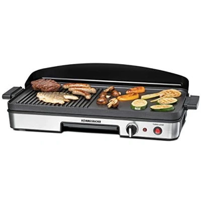 Afbeelding van Rommelsbacher BBQ2003 Tafel Grill 1900W RVS/Zwart