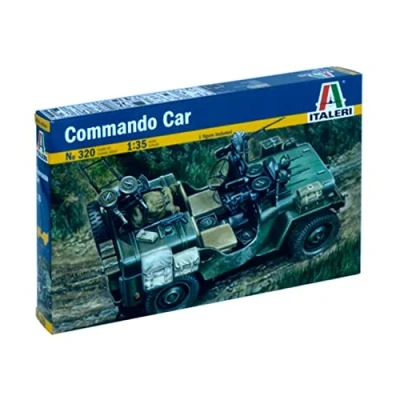 Afbeelding van Italeri Commando Car 1:35 (Ita0320s) modelbouwsets, hobbybouwspeelgoed voor kinderen, modelverf en accessoires