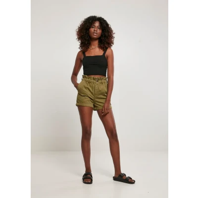 Afbeelding van Urban Classics Shorts, Dames, Maat: 30, Khaki