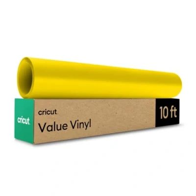 Afbeelding van Cricut Voordelig vinyl mat, geel 30,5 cm x 3 m (1)