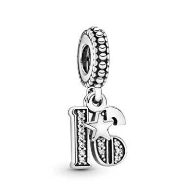 Afbeelding van PANDORA Dameskralen bedels 925 Sterling zilver 797261CZ, zilver, Zirkonia