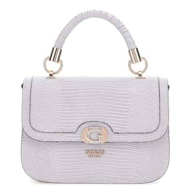 Afbeelding van GUESS Handtas Schoudertas Orlina Top Handle Flap Bag Lavendar Grey Lichtgrijs