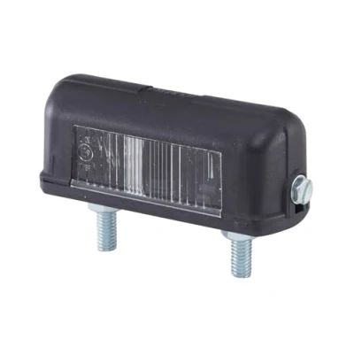Image de HELLA VALUEFIT Feu éclaireur de plaque Halogène 12V / 24V Montage en saillie/vissé Couleur du voyant: limpide Fiche: Fiche plate extérieur Quantité: 1 2KA 357 014 001