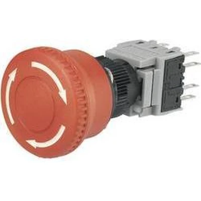 Afbeelding van TRU COMPONENTS LAS1 BY 22TSB Noodstopschakelaar 2x NC, NO 1 stuk(s)
