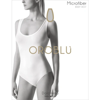 Afbeelding van Oroblu dames Dolcevita body met ronde hals in de kleur Zwart, maat: S/M