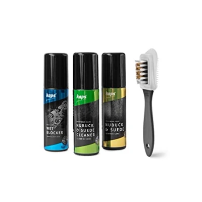 Afbeelding van Kaps Nubuck AND Suede SHOE CARE SET Verzorgingsproducten, Maat: 250, Transparent