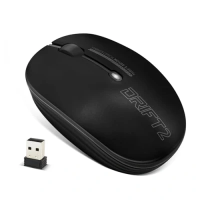 Afbeelding van Advance Souris Sans Fil Drift 2 (Noir) (Draadloze), Muis, Zwart