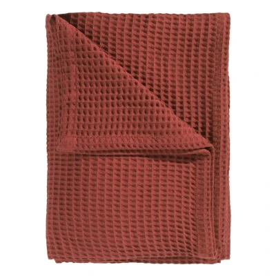 Afbeelding van Heckett Lane Wafel Plaid Kavi Orange 180x260