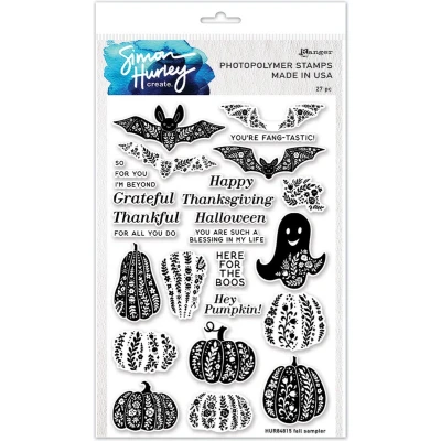 Afbeelding van Ranger Simon Hurley create. Clear Stamp Set Fall Sampler