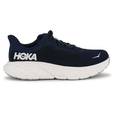 Afbeelding van HOKA Arahi Hardloopschoenen voor op de weg, Heren, Maat: 41 1/3, Outer space/white Textiel/ synthetisch