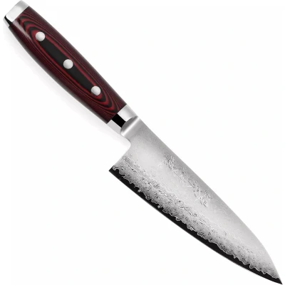 Afbeelding van Yaxell Super Gou Koksmes 15 cm 161 Lagen Damaststaal SG2 Staal 63 HRC Canvas Micarta Heft