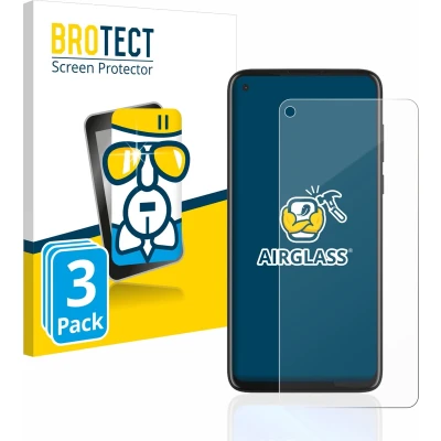Afbeelding van BROTECT Screenprotector voor Motorola Moto G8 Power Folie Beschermfolie Beschermglas transparant (3 Stuks)