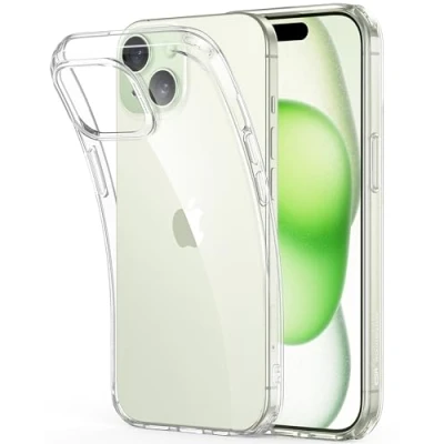 Afbeelding van ESR Project Zero Hoesje Geschikt voor Apple iPhone 15 Plus Back Cover Transparant Flexibel TPU Doorzichtig
