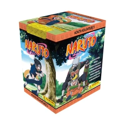 Image de Boîte fe 36 Pochettes Naruto Les Aventures D&#039;un Ninja 180 Stickers