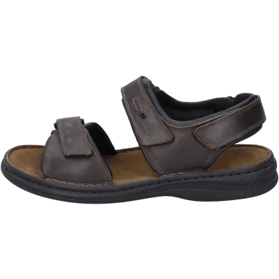 Afbeelding van Josef Seibel RAFE Sandalen, Heren, Maat: 48, Moro/schwarz Leer