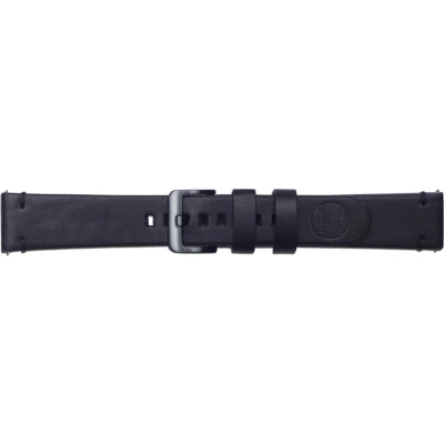 Afbeelding van Samsung Leren bandje Galaxy Watch (42mm) zwart