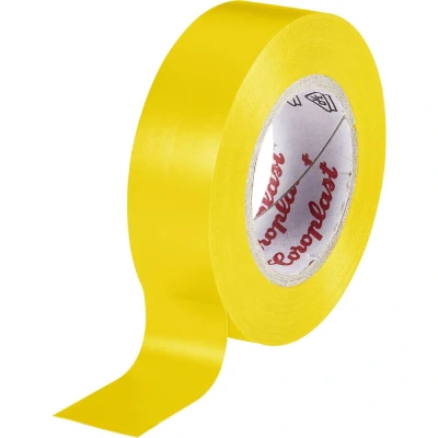 Afbeelding van Coroplast 302 25 YE Isolatietape Geel (l x b) m 15 mm 1 stuk(s)