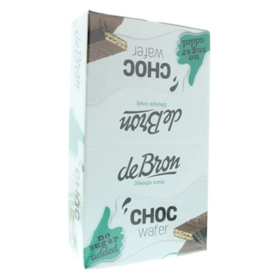 Afbeelding van De Bron Choc Wafer SV 24x34g