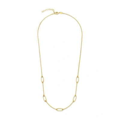 Afbeelding van Beloro Jewels Della Spiga Eva Dames 9 karaat Ketting Goud