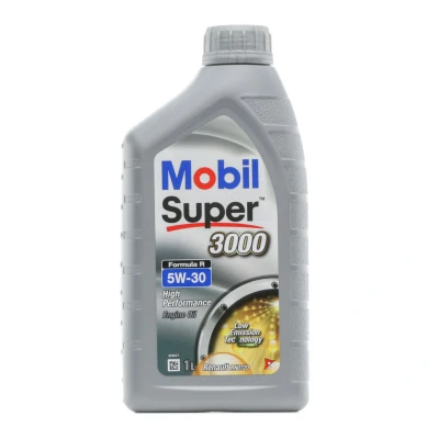Afbeelding van Mobil Super 3000 Formula R 5W 30 1L Motorolie 150886 RENAULT: Espace 5, Clio 3, 4, DACIA: SANDERO 2, Duster Off Road, Lodgy