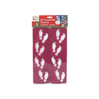 Afbeelding van Aoleytech elfenvoet, sjablonen, rood, 2 stuks