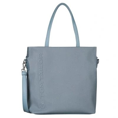 Afbeelding van TOM TAILOR Schoudertas Rosa Zip Shopper Mid Blue Blauwgrijs