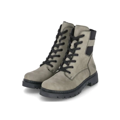 Afbeelding van Rieker Snowboots, Dames, Maat: 36, Grün Hoogwaardig imitatieleer