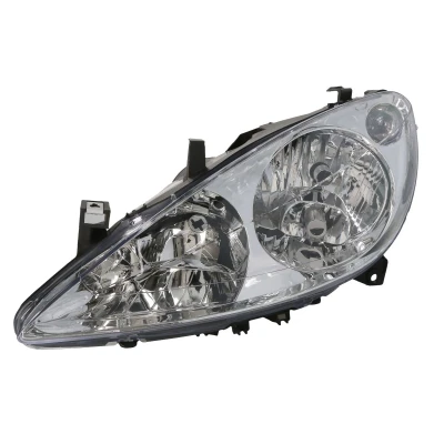Afbeelding van TYC 20 0166 55 2 Koplampen Links H7, H1 Met mistlampen voor rechtsrijdend verkeer elektromotor PEUGEOT: 307 Hatchback, SW, CC