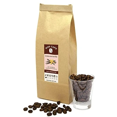 Image de HOP CAFE Café en grains Aromatisé Vanille 1kg