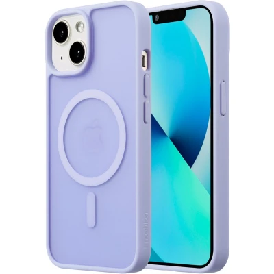 Afbeelding van imoshion Hoesje geschikt voor iPhone 14 / 13 Color Guard Backcover MagSafe Lila