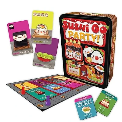 Afbeelding van Gamewright, Sushi Go Party Game, Card Leeftijd 8+, 2 8 spelers, 20 minuten speeltijd