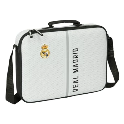 Afbeelding van Schooltas Real Madrid C.F. Wit Grijs 38 x 28 6 cm