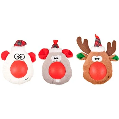 Afbeelding van Hondenspeelgoed Kerst Neus 21 cm