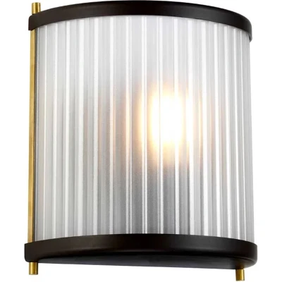 Afbeelding van Elstead Lighting LED Wandlamp Corona 1X E27 Max 60W Museum Bronze Dark Brown Painted/ Aged Brass