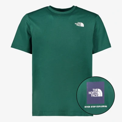 Afbeelding van The North Face BOX TEE Tshirt print, Heren, Maat: Medium, Deep nori/estate blue
