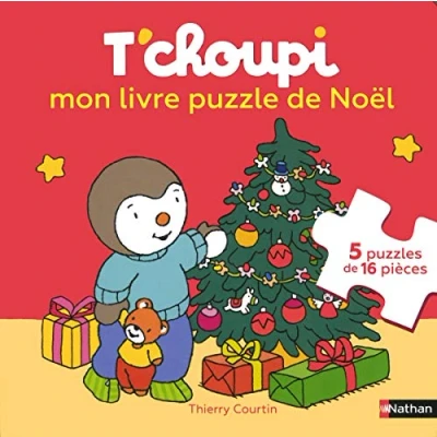 Afbeelding van T&#039;choupi mon livre puzzle de noel