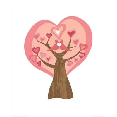 Afbeelding van Kunstdruk Valentina Ramos Tree of Love 40x50cm