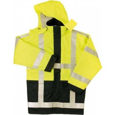 Afbeelding van SafeWorker HUMBER high vis multinorm parka 03310023 Geel/Marine
