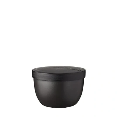 Image de Mepal Pot à collation Ellipse boîte Alimentaire Pratique Convient au Four Micro Ondes et congélateur Passe Lave Vaisselle 350 ml Nordic black