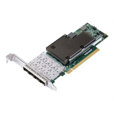 Image de Lenovo ThinkSystem Broadcom 57454 V2 adaptateur réseau PCIe 3.0 x16 10/25 Gigabit SFP28 x 4 pour ThinkAgile HX5531 Certified Node; HX7530 Appliance; HX7531 Node